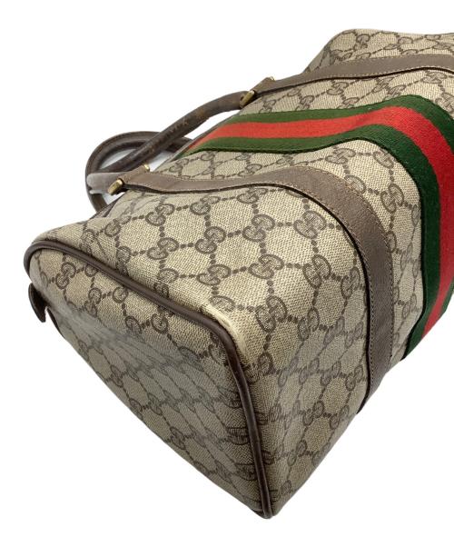 GUCCI（グッチ）GUCCI (グッチ) ボストンバッグ グレーの古着・服飾アイテム
