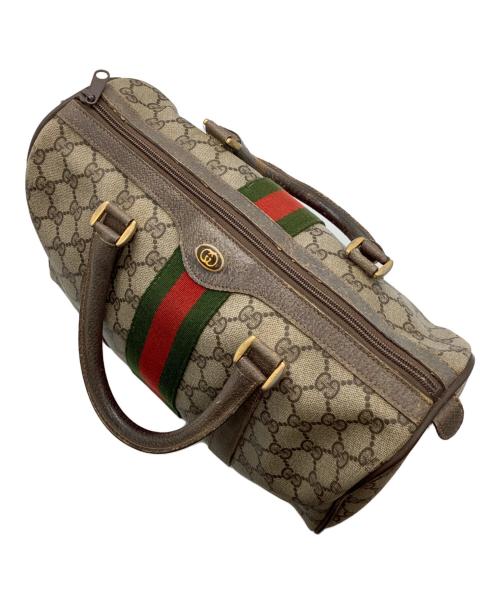 GUCCI（グッチ）GUCCI (グッチ) ボストンバッグ グレーの古着・服飾アイテム