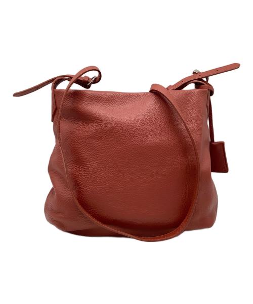 GIANNI CHIARINI（ジャンニ キアリーニ）GIANNI CHIARINI (ジャンニ キアリーニ) レザーショルダーバッグ レッドの古着・服飾アイテム