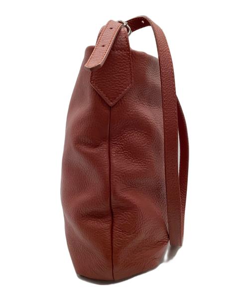 GIANNI CHIARINI（ジャンニ キアリーニ）GIANNI CHIARINI (ジャンニ キアリーニ) レザーショルダーバッグ レッドの古着・服飾アイテム