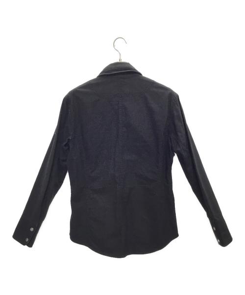 BURBERRY BLACK LABEL（バーバリーブラックレーベル）BURBERRY BLACK LABEL (バーバリーブラックレーベル) シャツジャケット ブラック サイズ:Lの古着・服飾アイテム