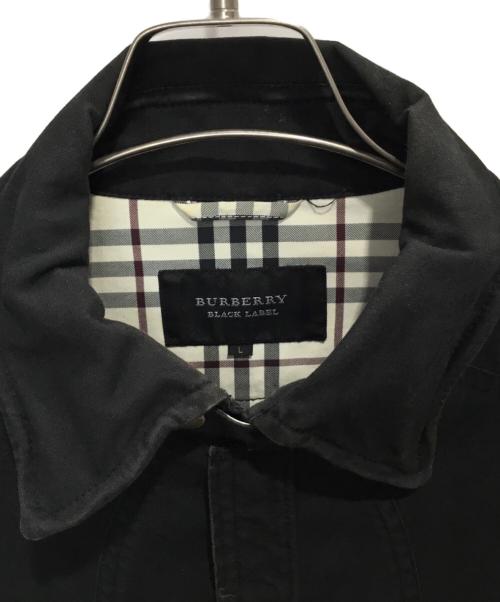 BURBERRY BLACK LABEL（バーバリーブラックレーベル）BURBERRY BLACK LABEL (バーバリーブラックレーベル) シャツジャケット ブラック サイズ:Lの古着・服飾アイテム