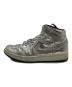 NIKE (ナイキ) WMNS AIR JORDAN 1 MID SE Disco Ball シルバー サイズ:25：10000円