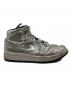 中古・古着 NIKE (ナイキ) WMNS AIR JORDAN 1 MID SE Disco Ball シルバー サイズ:25：10000円