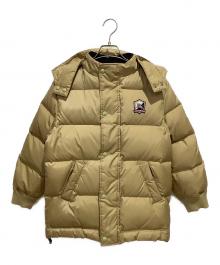 BURBERRY（バーバリー）の古着「ノバチェック ダウンジャケット」｜ベージュ