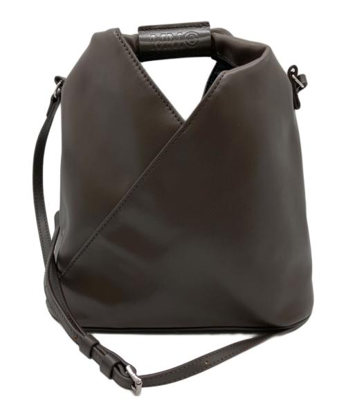 MM6 Maison Margiela（エムエムシックスメゾンマルジェラ）MM6 Maison Margiela (エムエムシックスメゾンマルジェラ) 2WAYショルダーバッグ ブラウンの古着・服飾アイテム