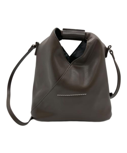 MM6 Maison Margiela（エムエムシックスメゾンマルジェラ）MM6 Maison Margiela (エムエムシックスメゾンマルジェラ) 2WAYショルダーバッグ ブラウンの古着・服飾アイテム