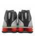 中古・古着 NIKE (ナイキ) SHOX R4 グレー×レッド サイズ:27.5：9000円