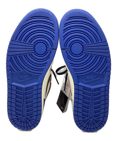 NIKE（ナイキ）NIKE (ナイキ) FRAGMENT DESIGN (フラグメントデザイン) UNION (ユニオン) ハイカットスニーカー ホワイト×ブラック×レッド×ブルー サイズ:27.5 未使用品の古着・服飾アイテム