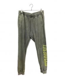 DIESEL（ディーゼル）の古着「スウェットパンツ」｜オリーブ