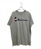 MONCLERモンクレール）の古着「ロゴTシャツ」｜グレー