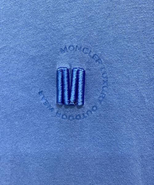 MONCLER（モンクレール）MONCLER (モンクレール) Tシャツ ブルー サイズ:XLの古着・服飾アイテム