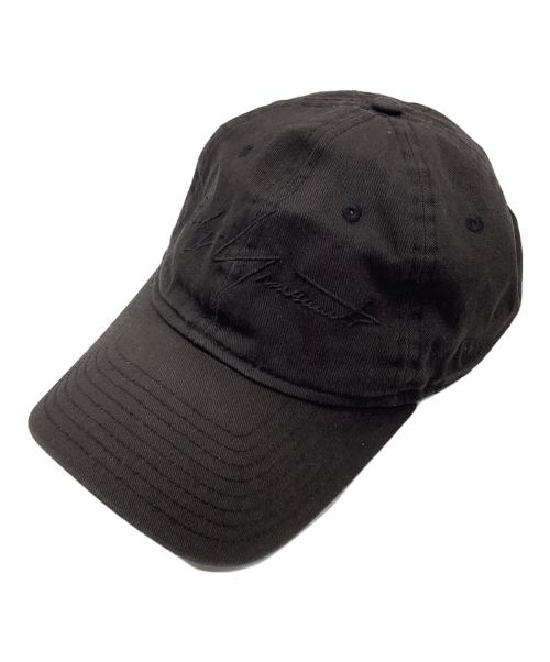 YOHJI YAMAMOTO（ヨウジヤマモト）YOHJI YAMAMOTO (ヨウジヤマモト) New Era (ニューエラ) 9THIRTY シグネチャーロゴ ブラック ブラックの古着・服飾アイテム