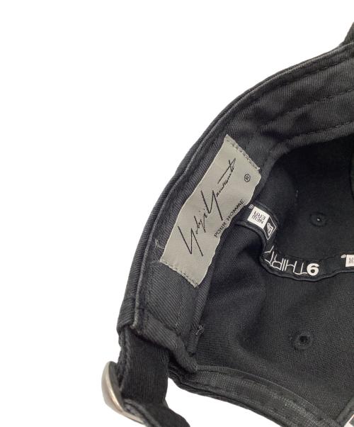 YOHJI YAMAMOTO（ヨウジヤマモト）YOHJI YAMAMOTO (ヨウジヤマモト) New Era (ニューエラ) 9THIRTY シグネチャーロゴ ブラック ブラックの古着・服飾アイテム