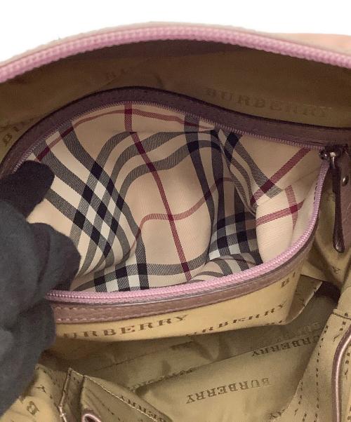 BURBERRY（バーバリー）BURBERRY (バーバリー) ワンショルダーバッグ ピンクの古着・服飾アイテム