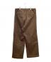 AURALEE (オーラリー) WASHED FINX CHINO WIDE PANTS ブラウン サイズ:4：7000円