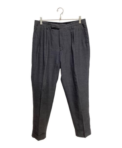 COMOLI（コモリ）COMOLI (コモリ) リネンウール2タックパンツ グレー サイズ:3の古着・服飾アイテム