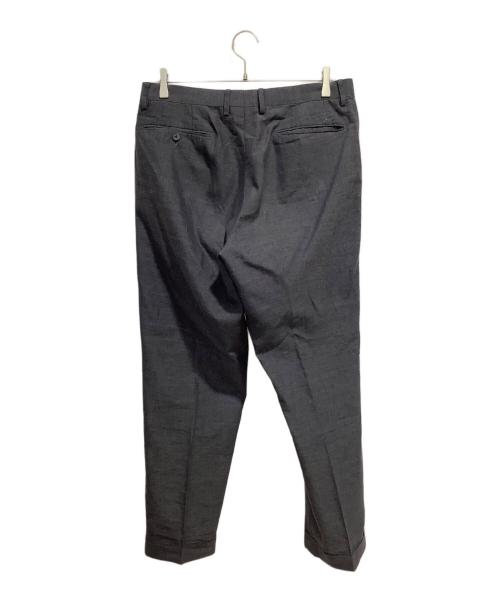 COMOLI（コモリ）COMOLI (コモリ) リネンウール2タックパンツ グレー サイズ:3の古着・服飾アイテム