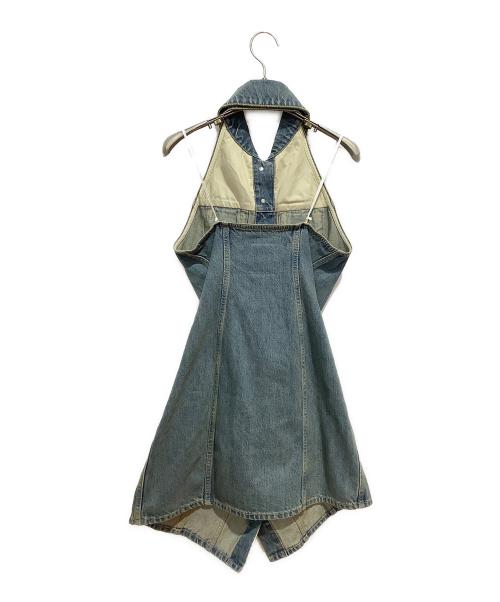GIVENCHY（ジバンシィ）GIVENCHY (ジバンシィ) ハルターネック ドレス インディゴ サイズ:36の古着・服飾アイテム
