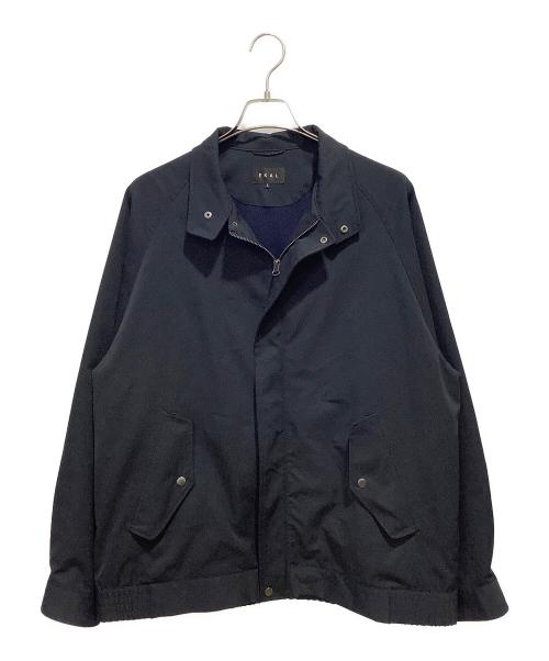 EKAL（エカル）EKAL (エカル) ツイルスタンドジャケット ネイビー サイズ:Lの古着・服飾アイテム
