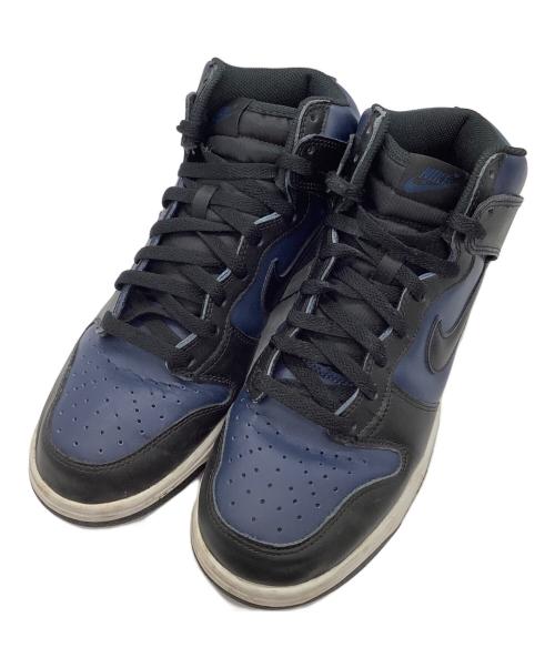 NIKE（ナイキ）NIKE (ナイキ) FRAGMENT DESIGN (フラグメントデザイン) DUNK HI ネイビー サイズ:26.5の古着・服飾アイテム