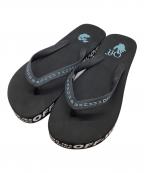 OFFWHITEオフホワイト）の古着「RUBBER FLIP FLOP」｜ブラックxホワイト