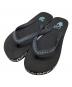 OFFWHITE（オフホワイト）の古着「RUBBER FLIP FLOP」｜ブラックxホワイト