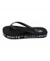 OFFWHITE (オフホワイト) RUBBER FLIP FLOP ブラックxホワイト サイズ:43：7000円