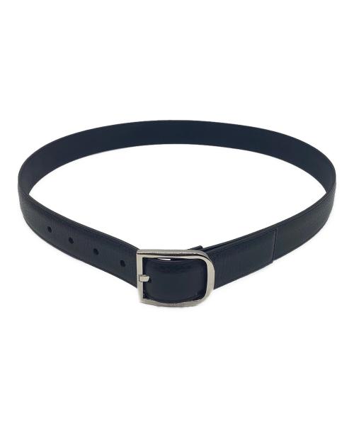 GUCCI（グッチ）GUCCI (グッチ) レザーベルト ブルーの古着・服飾アイテム