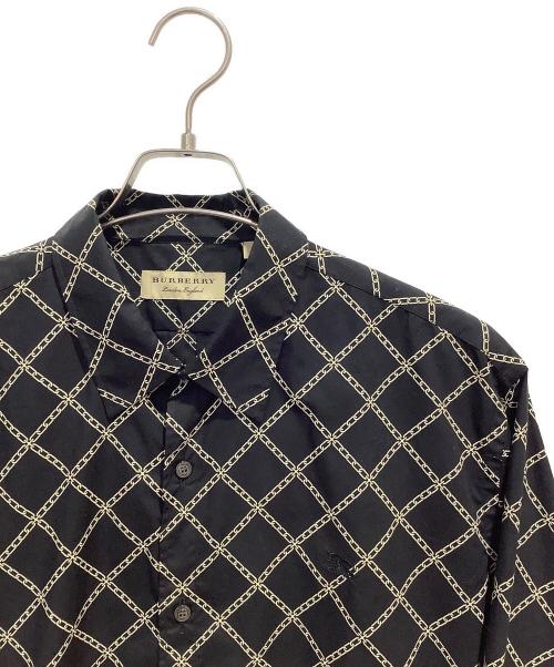 BURBERRY（バーバリー）BURBERRY (バーバリー) 長袖シャツ ブラック サイズ:XLの古着・服飾アイテム