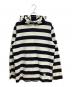 Supreme（シュプリーム）の古着「Hooded L/S Striped Tee」｜ブラック×ホワイト