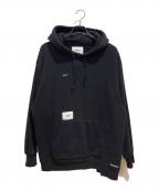 NEIGHBORHOOD×WTAPSネイバーフッド×ダブルタップス）の古着「RIPPER HOODED SWEATSHIRT」｜ブラック