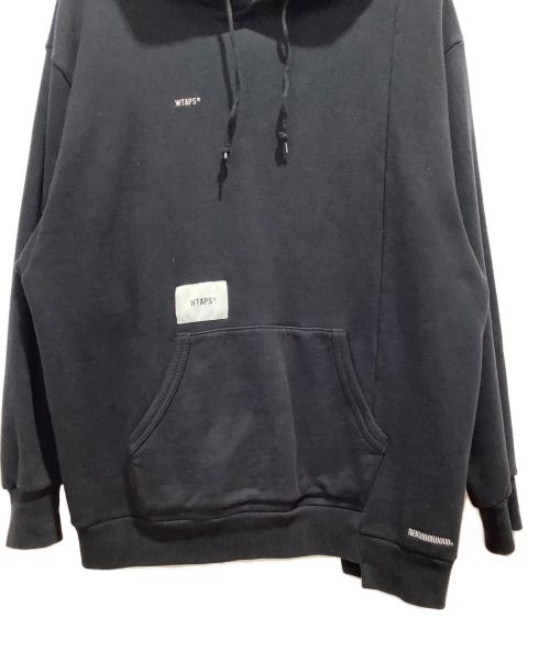 NEIGHBORHOOD（ネイバーフッド）NEIGHBORHOOD (ネイバーフッド) WTAPS (ダブルタップス) RIPPER HOODED SWEATSHIRT ブラック サイズ:X02の古着・服飾アイテム