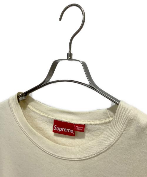 SUPREME（シュプリーム）Supreme (シュプリーム) Cutout Logo Crewneck ホワイト サイズ:Lの古着・服飾アイテム