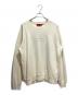 Supreme（シュプリーム）の古着「Cutout Logo Crewneck」｜ホワイト