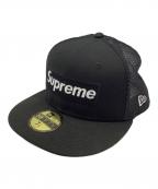 SUPREME×New Eraシュプリーム×ニューエラ）の古着「Box Logo Mesh Back」｜ブラック