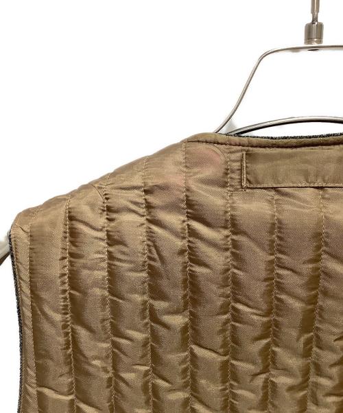 anachronorm（アナクロノーム）anachronorm (アナクロノーム) Herringbone Mid-Layer Quilt Warm Vest グレー サイズ:01の古着・服飾アイテム
