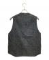 anachronorm (アナクロノーム) Herringbone Mid-Layer Quilt Warm Vest グレー サイズ:01：7000円