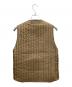 中古・古着 anachronorm (アナクロノーム) Herringbone Mid-Layer Quilt Warm Vest グレー サイズ:01：7000円