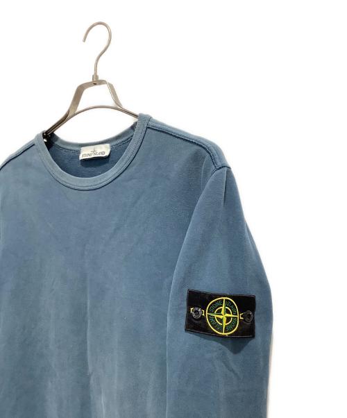 STONE ISLAND（ストーンアイランド）STONE ISLAND (ストーンアイランド) Crew Neck Sweatshirt スカイブルー サイズ:Lの古着・服飾アイテム