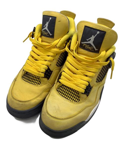NIKE（ナイキ）NIKE (ナイキ) AIR JORDAN4 イエロー サイズ:28の古着・服飾アイテム