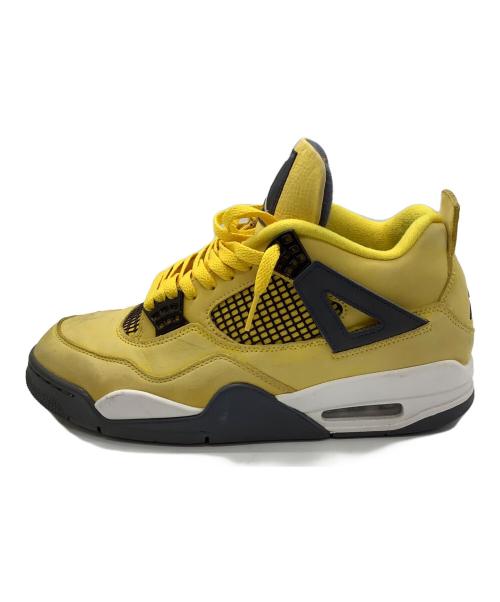 NIKE（ナイキ）NIKE (ナイキ) AIR JORDAN4 イエロー サイズ:28の古着・服飾アイテム