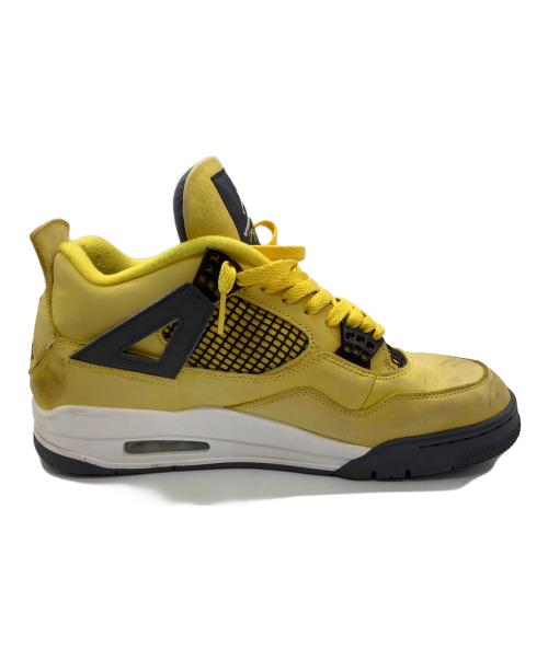 NIKE（ナイキ）NIKE (ナイキ) AIR JORDAN4 イエロー サイズ:28の古着・服飾アイテム