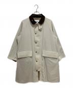 Barbour×SHIPSバブアー×シップス）の古着「BURGHLEY MODIFI ソリッドコート」｜ホワイト