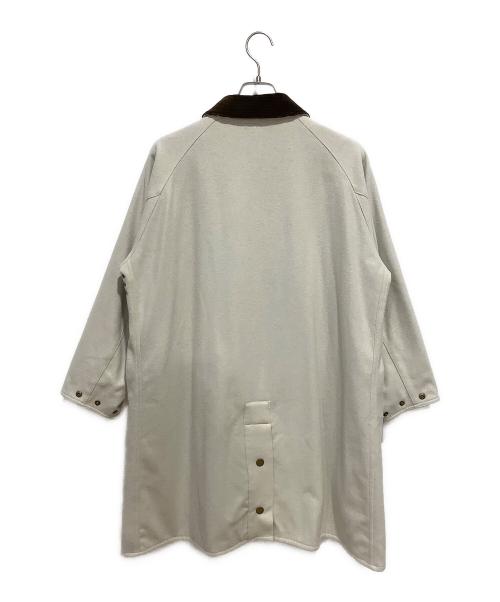 Barbour（バブアー）Barbour (バブアー) SHIPS (シップス) BURGHLEY MODIFI ソリッドコート ホワイト サイズ:Mの古着・服飾アイテム