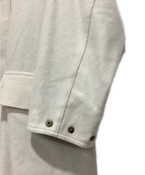 Barbour（バブアー）Barbour (バブアー) SHIPS (シップス) BURGHLEY MODIFI ソリッドコート ホワイト サイズ:Mの古着・服飾アイテム
