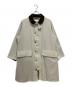 Barbour（バブアー）の古着「BURGHLEY MODIFI ソリッドコート」｜ホワイト