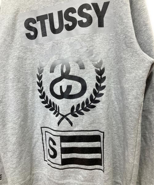 stussy（ステューシー）stussy (ステューシー) ジップパーカー グレー サイズ:Mの古着・服飾アイテム