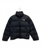 THE NORTH FACEザ ノース フェイス）の古着「ヌプシジャケット センターロゴ」｜ブラック