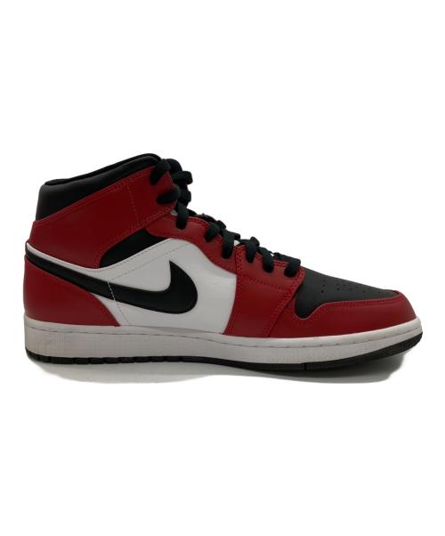 NIKE（ナイキ）NIKE (ナイキ) Air Jordan 1 Mid Chicago Black Toe レッド×ブラック サイズ:28.5の古着・服飾アイテム